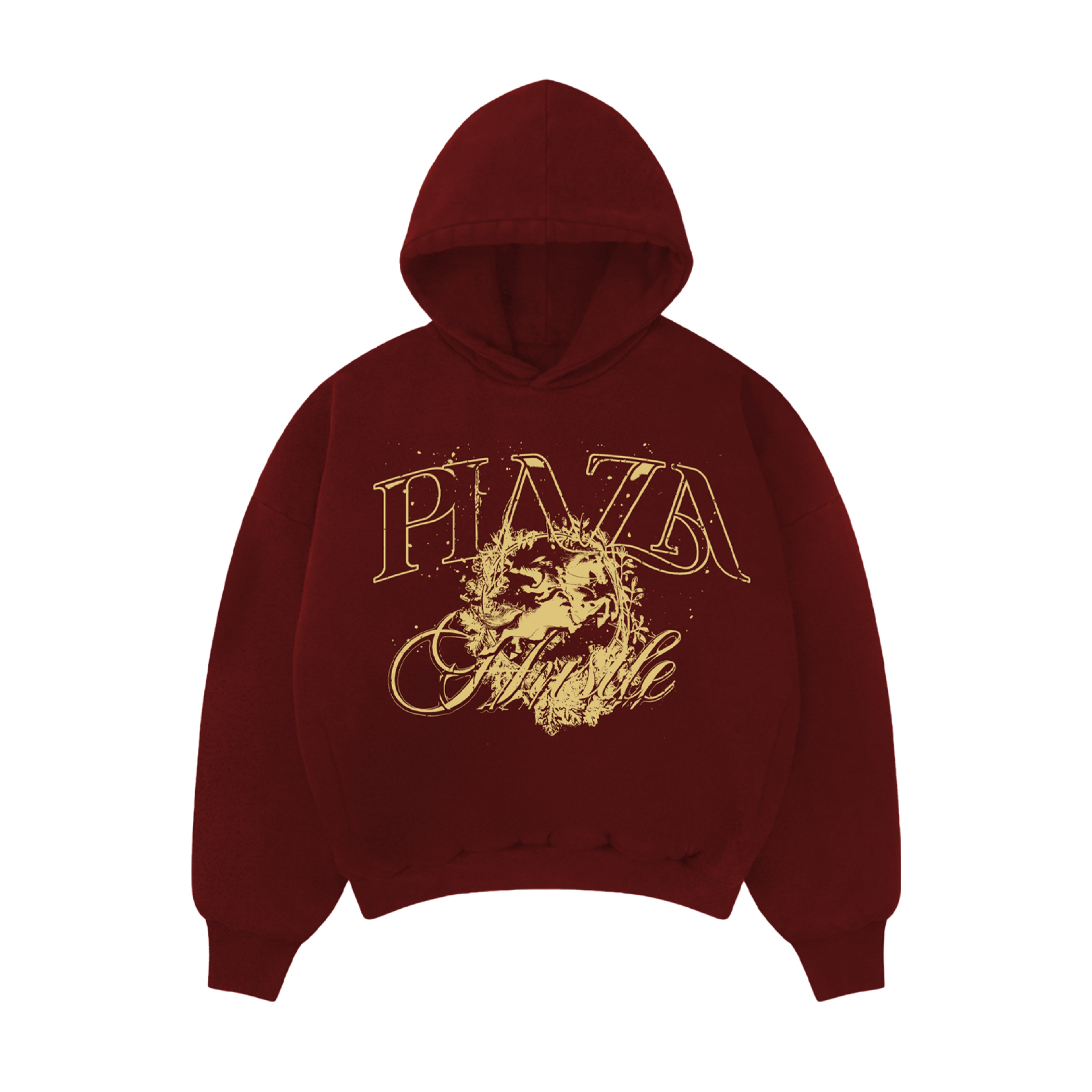 XMAS HOODIE BORDEAUX //