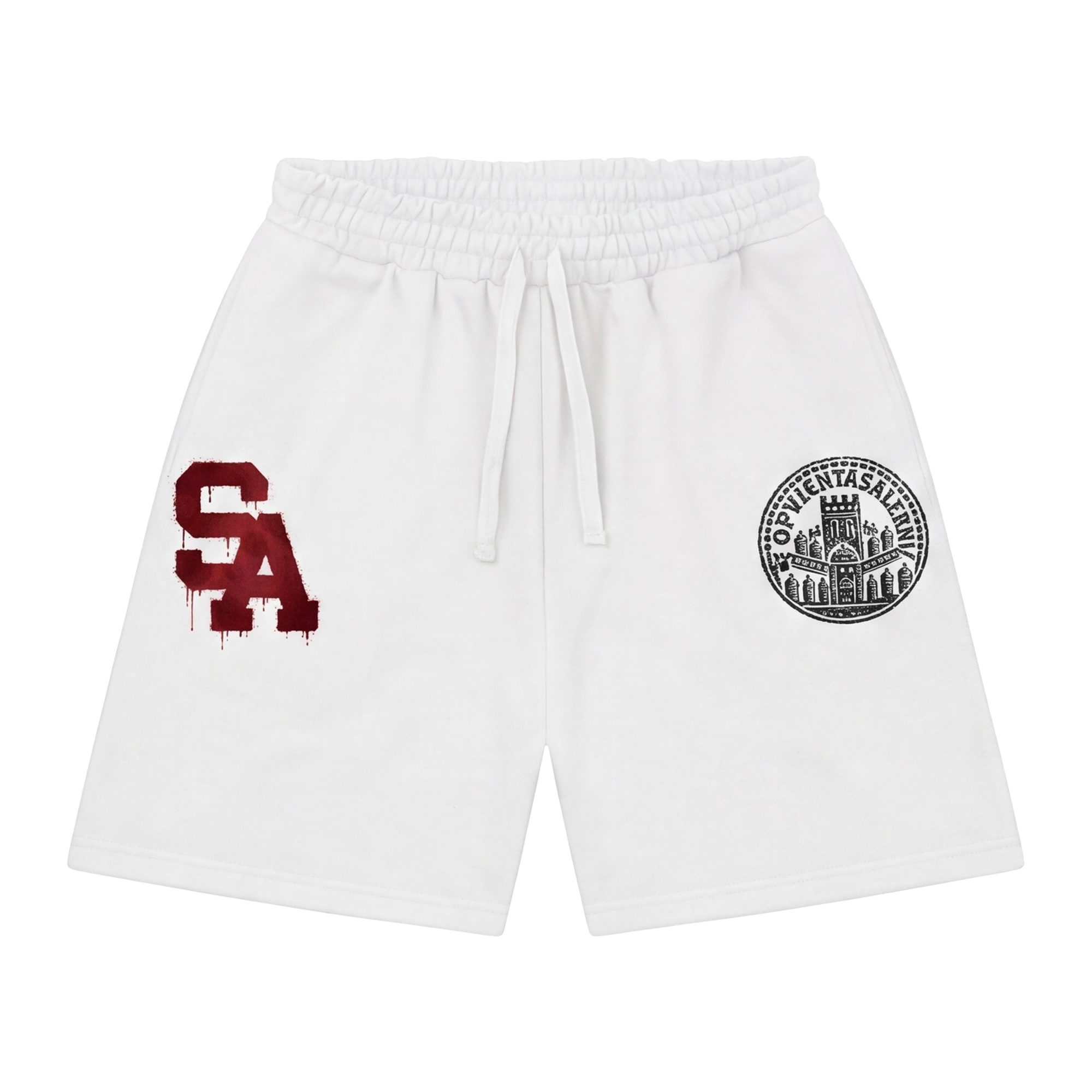 SHORTS "SA" SUMMER TOUR 2026 // WHITE