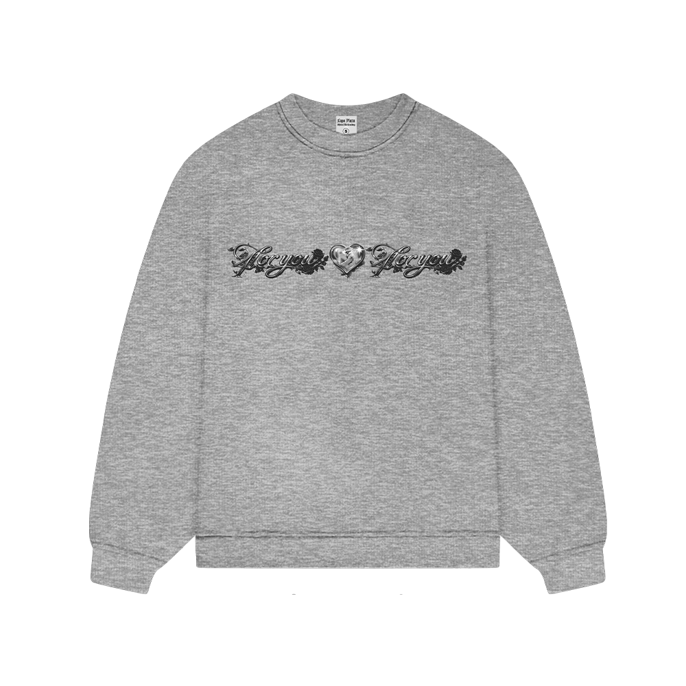 4U LOVE CREWNECK  // GREY