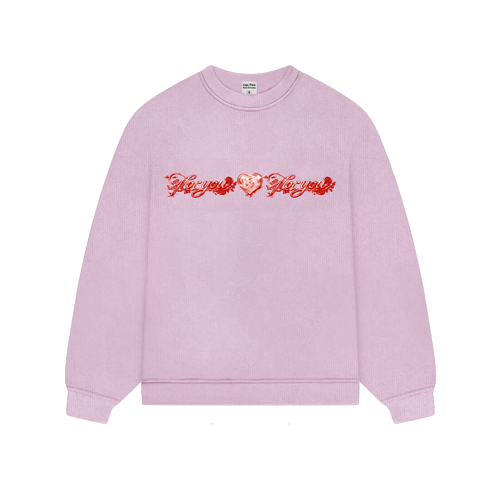 4U LOVE CREWNECK  // DUSTY PINK