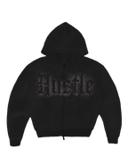 HUSTLE ZIP HOODIE //