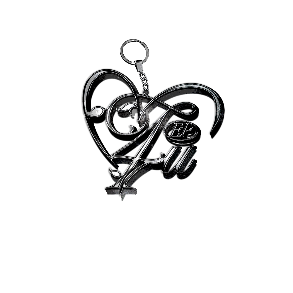 4U METAL KEYCHAIN //